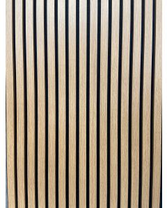 ACOUSTIC SLAT WALL PANEL OAK 2400 x 570mm