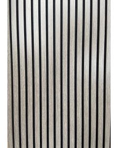 ACOUSTIC SLAT WALL PANEL DARK GREY 2400 x 570mm