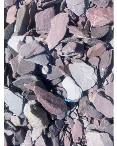 BULK BAG WELSH SLATE - CELTIC PLUM 20mm