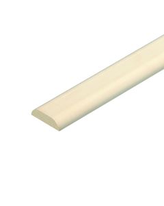 LIGHT HARDWOOD D MOULD 46 x 6mm x 2.4m  -  RTM846