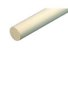LIGHT HARDWOOD DOWEL MOULDING 25mm x 2.4m  -  RTM827