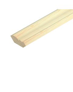 PINE DECORATIVE WORKTOP SCOTIA MOULDING 13 x 34mm X 2.4m  -  TM811
