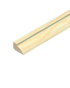 PINE GLASS BEAD MOULDING 9 x 15mm x 2.4m  -  TM572