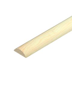 PINE HALF ROUND MOULDING 21 x 6mm x 2.4m  -  TM591