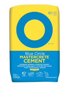 BLUE CIRCLE MASTERCRETE CEMENT IN PLASTIC BAG 25kg