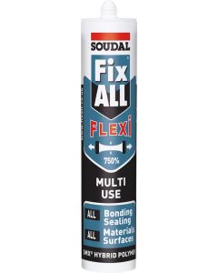 SOUDAL FIX ALL FLEXI BLACK MULTI PURPOSE SMX SEALANT/ADHESIVE