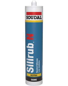 SOUDAL SILIRUB N GLAZING SILICONE - CLEAR
