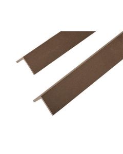 COMPOSITE WALL CLADDING CORNER TRIM MOCHA BROWN 2200 x 60 x 50mm