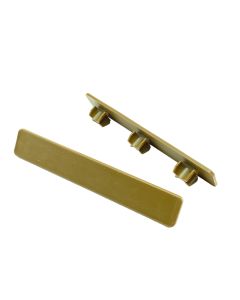 HERITAGE COMPOSITE DECKING END CAP - AGED OAK