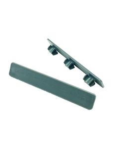 HERITAGE COMPOSITE DECKING END CAP - MIST GREY