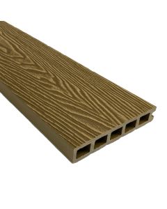HERITAGE COMPOSITE DECKING SQUARE EDGE FINISHED BOARD 139mm x 25mm x 3600mm - AGED OAK