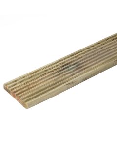 TREATED TIMBER DECKING BOARD 28 x 145mm
