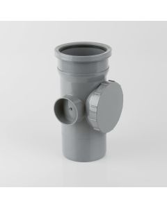 SOIL 110mm ACCESS PIPE GREY