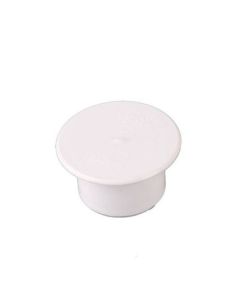W904W WASTE 32mm SOCKET PLUG - WHITE