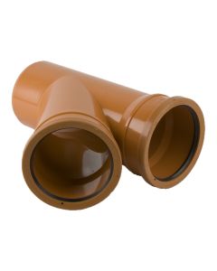 UNDERGROUND 110mm DOUBLE SOCKET BRANCH 45 DEG