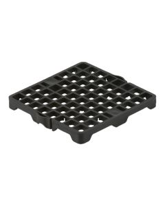 B9141 UNDERGROUND DISHED GRATE SQ PLASTIC 160mm