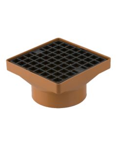 UNDERGROUND SQARE HOPPER SOLVENT SOCKET 110mm