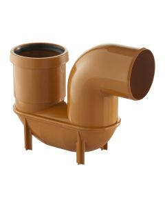 UNDERGROUND LOW LEVEL 'P' TRAP GULLY 110mm