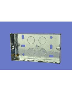 SPARKPAK 2 GANG 25mm METAL BOX