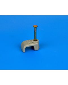 SPARKPAK TWIN & EARTH CLIPS GREY 2.5mm (pk 20)