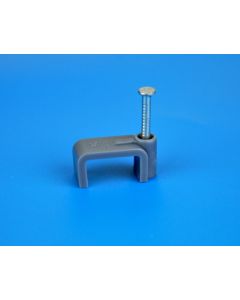 SPARKPAK TWIN & EARTH CLIPS GREY 6.0mm (pk 20)