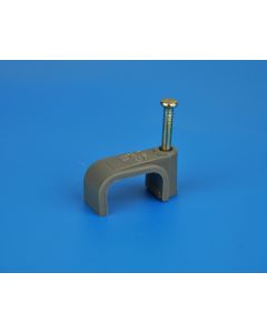 SPARKPAK TWIN & EARTH CLIPS GREY 10.0mm (pk 20)