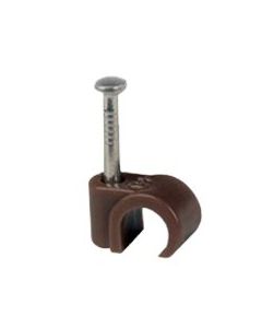 SPARKPAK ROUND BROWN CLIPS 7.0mm (pk 20)