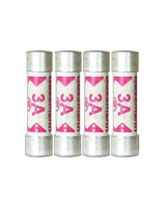 SPARKPAK 3A PLUG FUSES (pk 4)