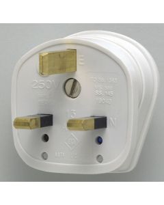 SPARKPAK 13A WHITE PLUG