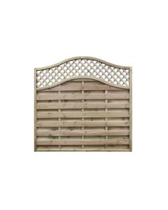 OMEGA LATTICE TOP FENCE PANEL 1.8m x 1.8m