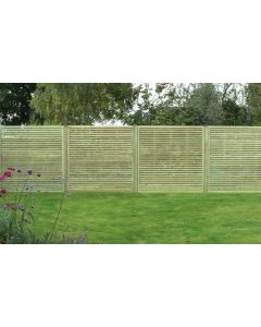 SLATTED PANEL FENCE PANEL 1.8m x 1.8m