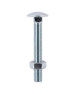 TIMCO CARRIAGE BOLT & HEX NUT - BZP 10.0 x 220 10 / BOX
