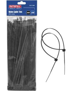 FAICT150B CABLE TIES BLACK PACK (100)