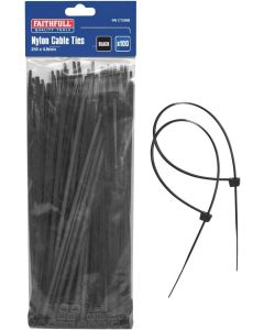 FAICT250B CABLE TIES BLACK PACK (100)