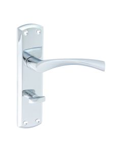 TIMCO ZETA BATHROOM HANDLE POLISHED CHROME