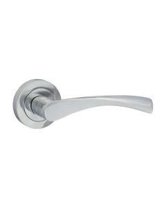 TIMCO EDLESTON LEVER ON ROSE  HANDLE POLISHED CHROME