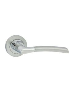 TIMCO SHAVINGTON LEVER ON ROSE  HANDLE POLISHED CHROME
