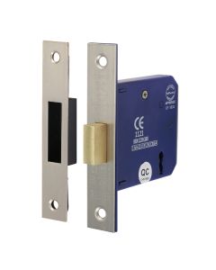 TIMCO 3 LEVER DEADLOCK SATIN NICKELL