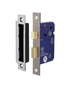 TIMCO BATHROOM LOCK 65mm - SATIN NICKEL