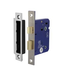 TIMCO BATHROOM LOCK 78mm - SATIN NICKEL