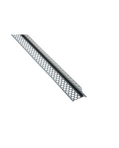 WHITE PVC STANDARD ANGLE BEAD 50mm (10mm) x 3.0m