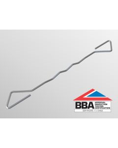 LIGHT DUTY HOUSING BRICK WALL TIES STST 225mm (76-100 cavity) BOX 250