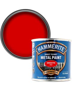 HAMMERITE METAL PAINT SMOOTH RED 250ml