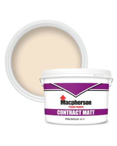 MACPHERSON CONTRACT MATT EMULSION MAGNOLIA 10ltr