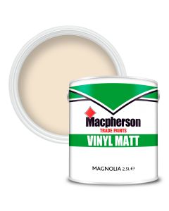 MACPHERSON MATT VINYL EMULSION MAGNOLIA 2.5ltr