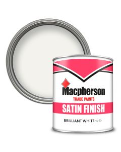 MACPHERSON SATIN PAINT (BRILLIANT WHITE) 1ltr