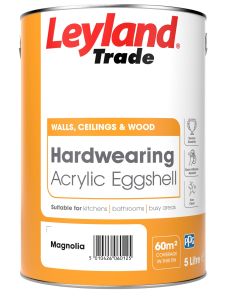 LEYLAND TRADE ACRYLIC EGGSHELL MAGNOLIA 5ltr