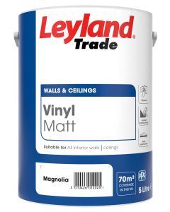 LEYLAND TRADE VINYL MATT EMULSION MAGNOLIA 5 ltr