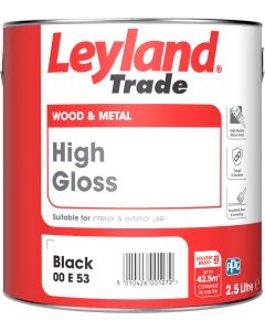 LEYLAND TRADE GLOSS BLACK 2.5ltr