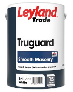 LEYLAND TRADE TRUGUARD SMOOTH MASONRY BRILLIANT WHITE 5ltr